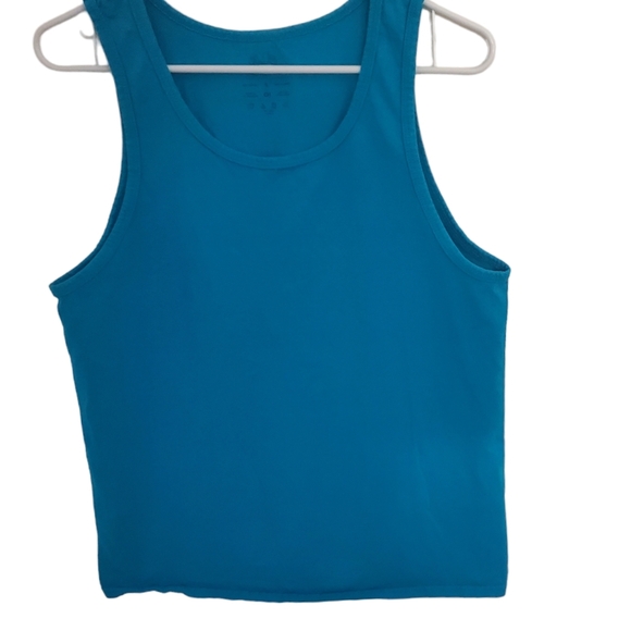 Fruit of the Loom Old Navy Lot 2 Womens Tank Tops Size S Blue Turquoise Pocket - Picture 4 of 8